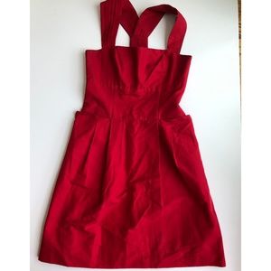 Anthropologie Red Dress